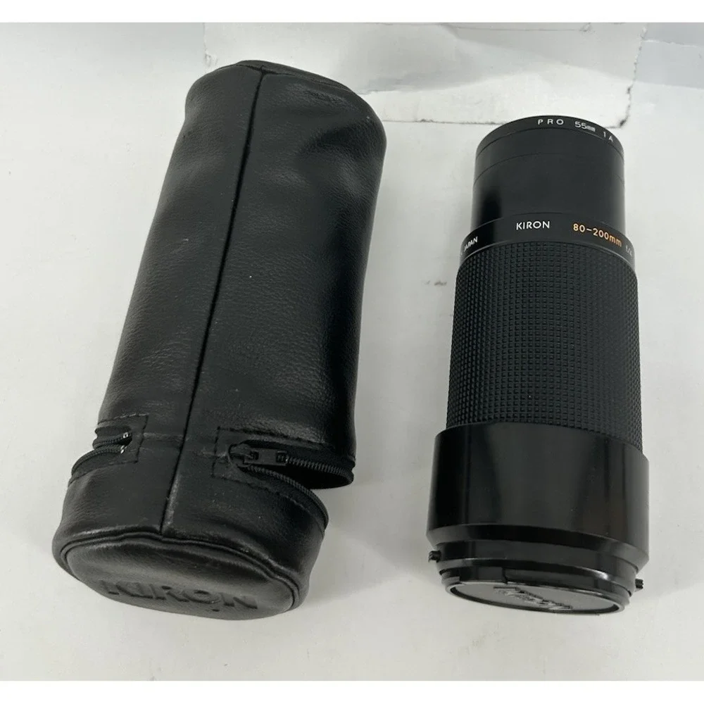 Kiron Pro 55mm 1 A80-200mm F/4 Marco 1:4 Camera Zoom Lense With Case